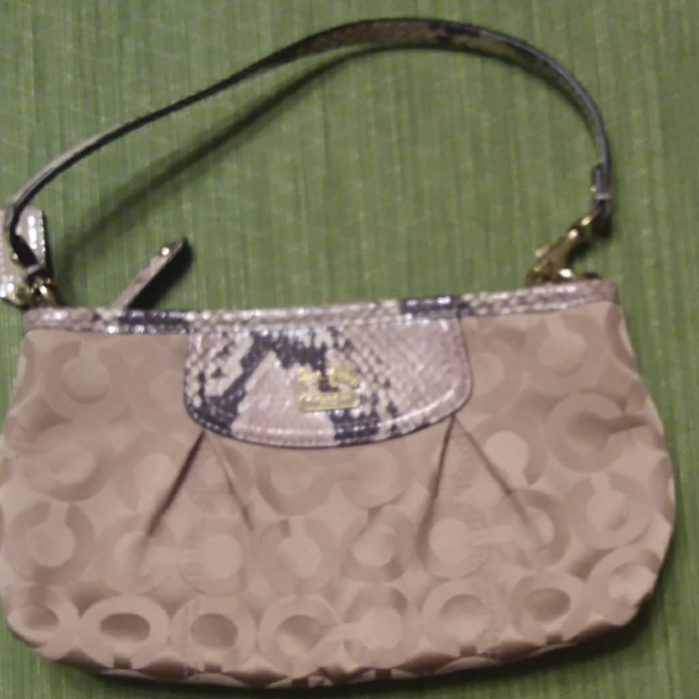 Authentic Coach Wristlet
